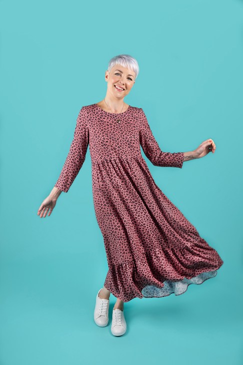 Tilly and the Buttons Indigo smock top and dress add-on 24