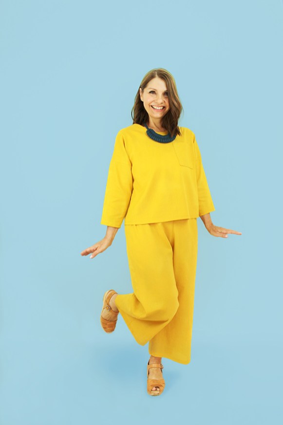 Tilly and the Buttons Stevie top and dress add-on 10